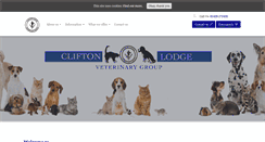 Desktop Screenshot of cliftonlodgevets.co.uk